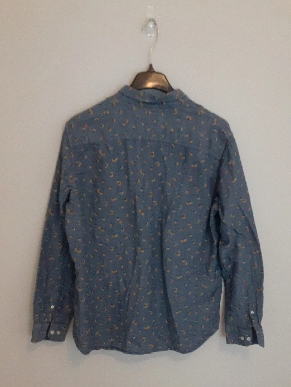 Banana Republic Blue Printed Lightweight Shirt